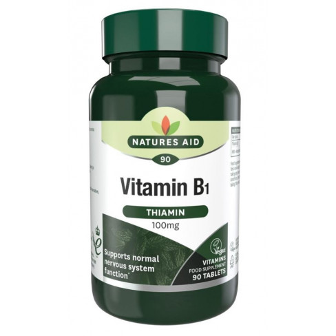 Natures Aid B1 100mg tabletta 90 db